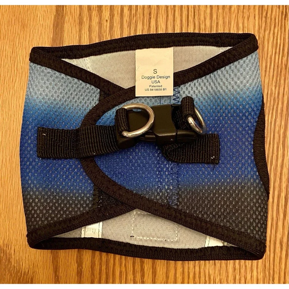 Doggie Design Choke-Free Dog Harness American River Ombre Midnight Sky Small NEW